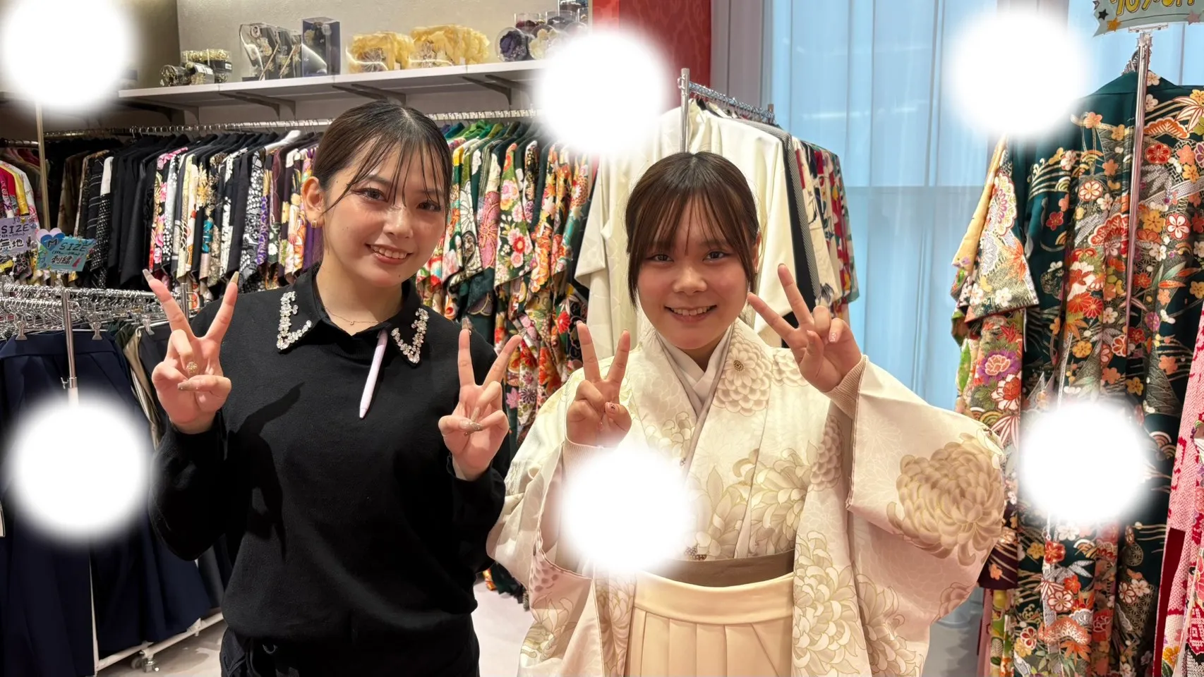 成人式　卒業式　TAKAZEN 袴レンタル　くすみ
