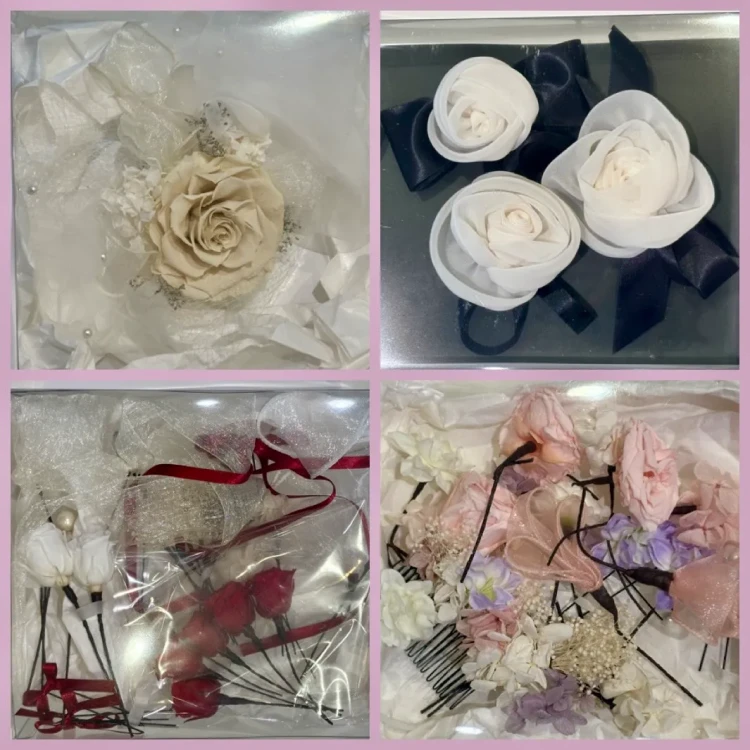 大阪　堺　振袖　袴　成人式　卒後式　髪飾り