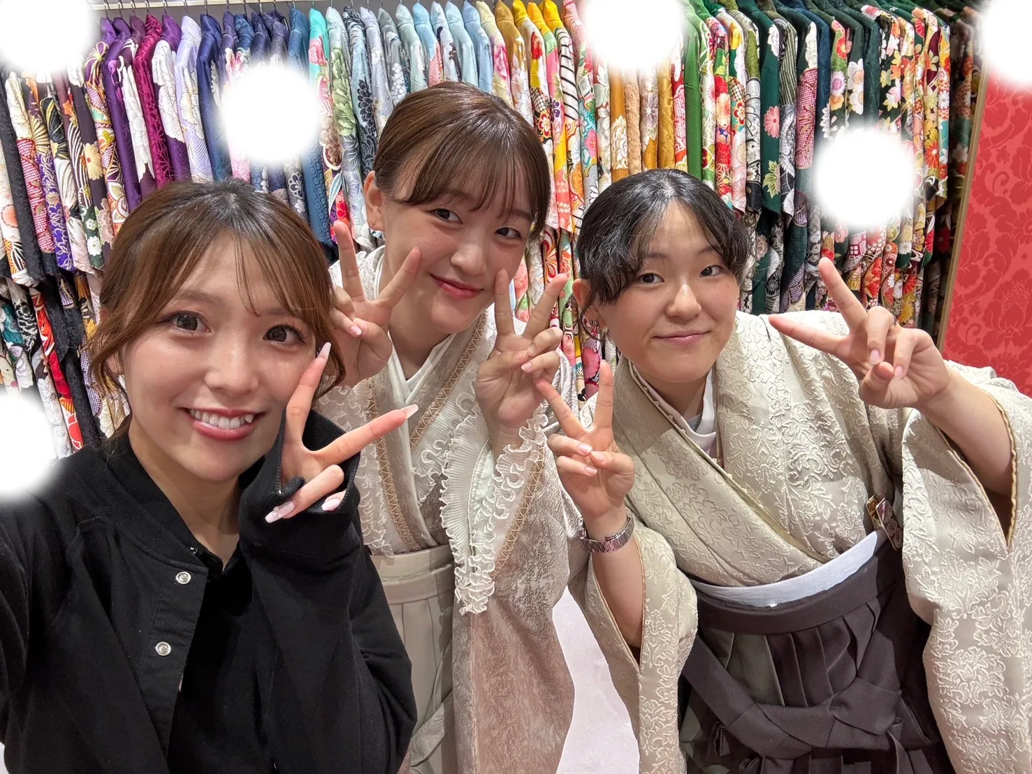 【TAKAZEN大阪梅田本店】♡2日 大阪梅田でかわいいくすみカラーの袴姫ちゃん♡