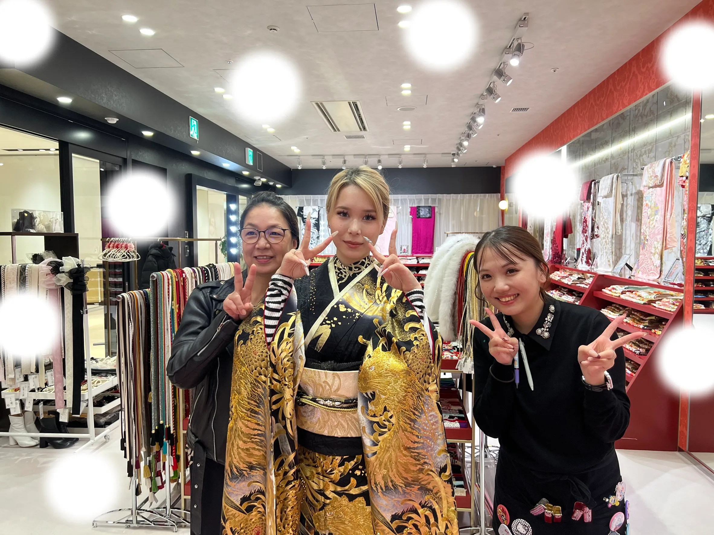【TAKAZEN大阪梅田本店】♡22日　大阪梅田でキラキラでかっこいいジャパンモードのお振袖姫ちゃん♡