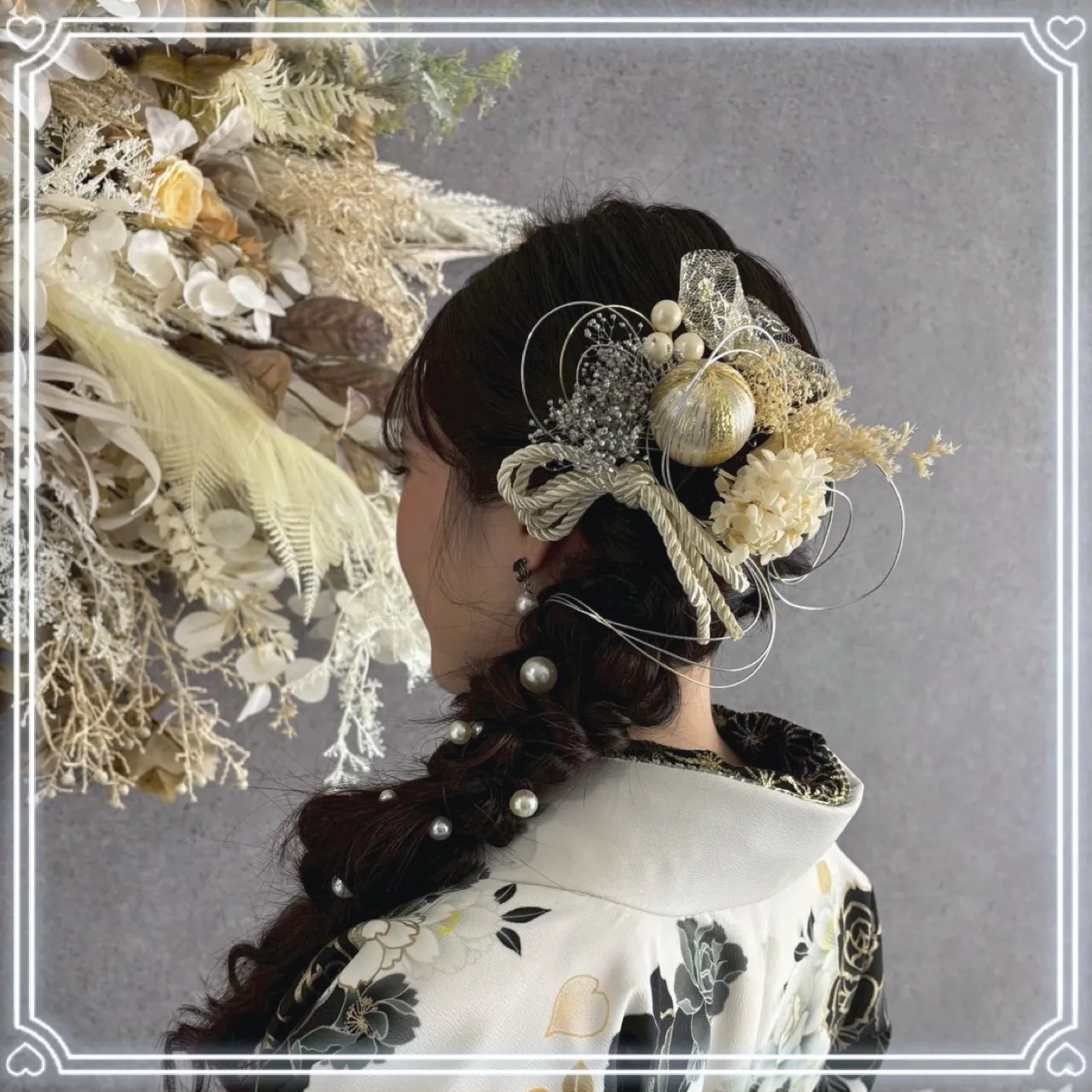 振袖レンタル奈良　成人式ヘア　ヘアアレンジ　可愛い　おしゃれ