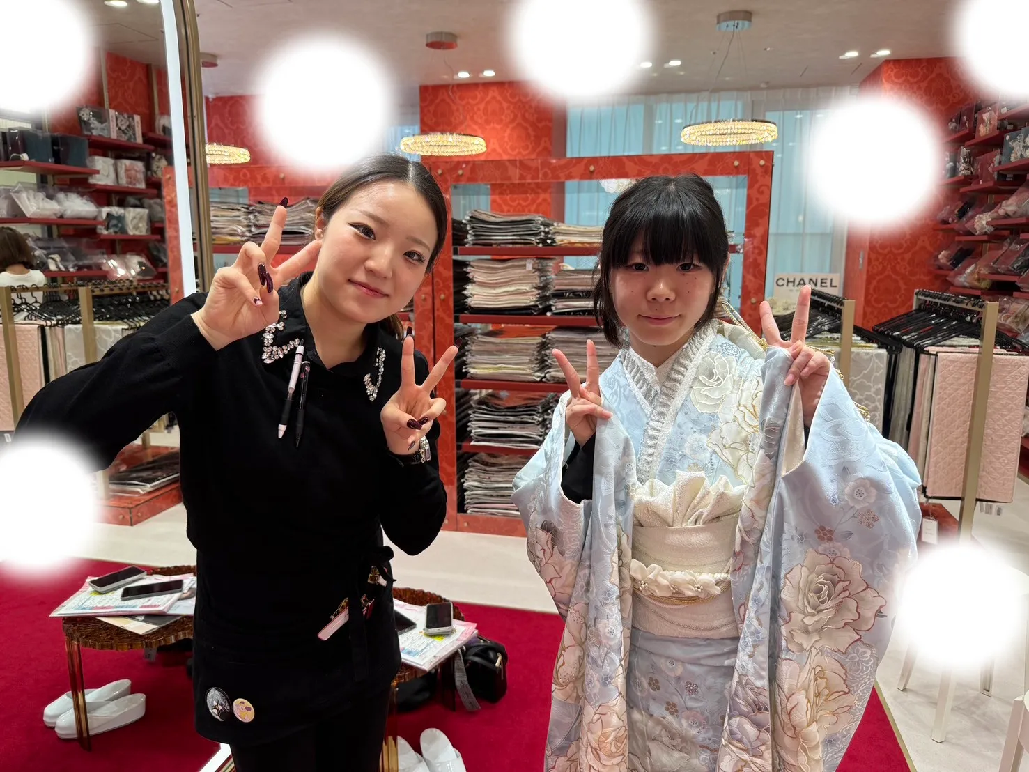 【TAKAZEN大阪梅田本店】♡5日 TAKAZENオリジナル水色コスメカラーお振袖姫ちゃん♡