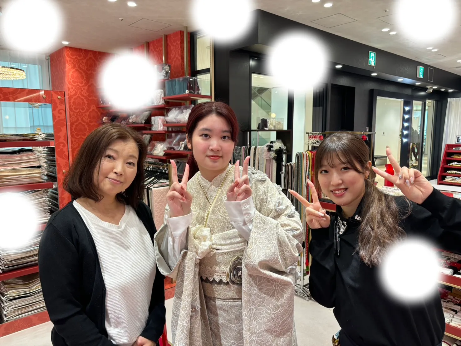 成人式　前撮り　梅田　フォトプラン　くすみ　レース