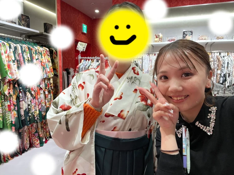 卒業式　袴　梅田