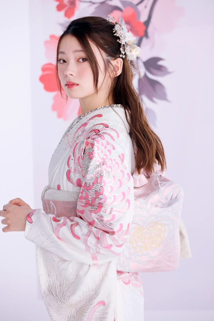 成人式振袖レンタル 粋古典 乱菊柄