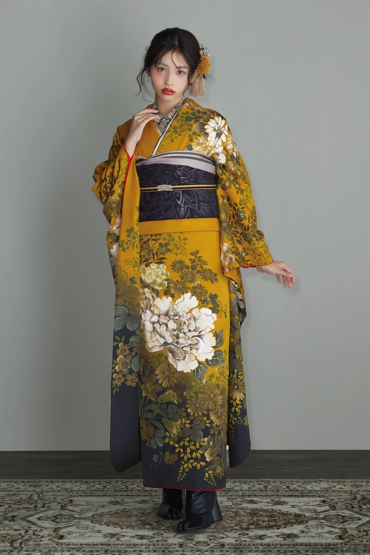 成人式振袖レンタル　ヴィンテージスタイル　きれいめ　ノスタルジック