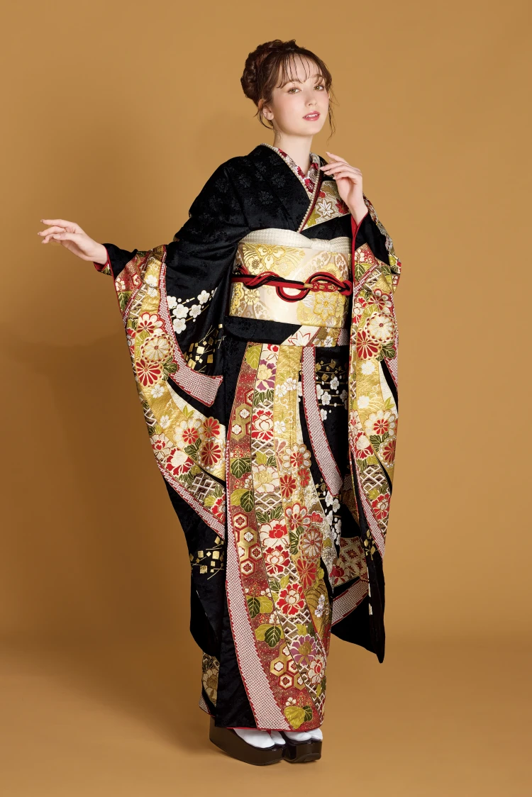 成人式振袖レンタル 滝泰 高級古典 絞り