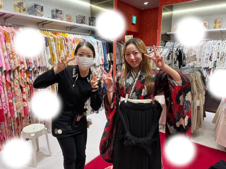 【TAKAZEN大阪梅田本店】♡7日 大阪梅田で卒業式袴姫ちゃん♡