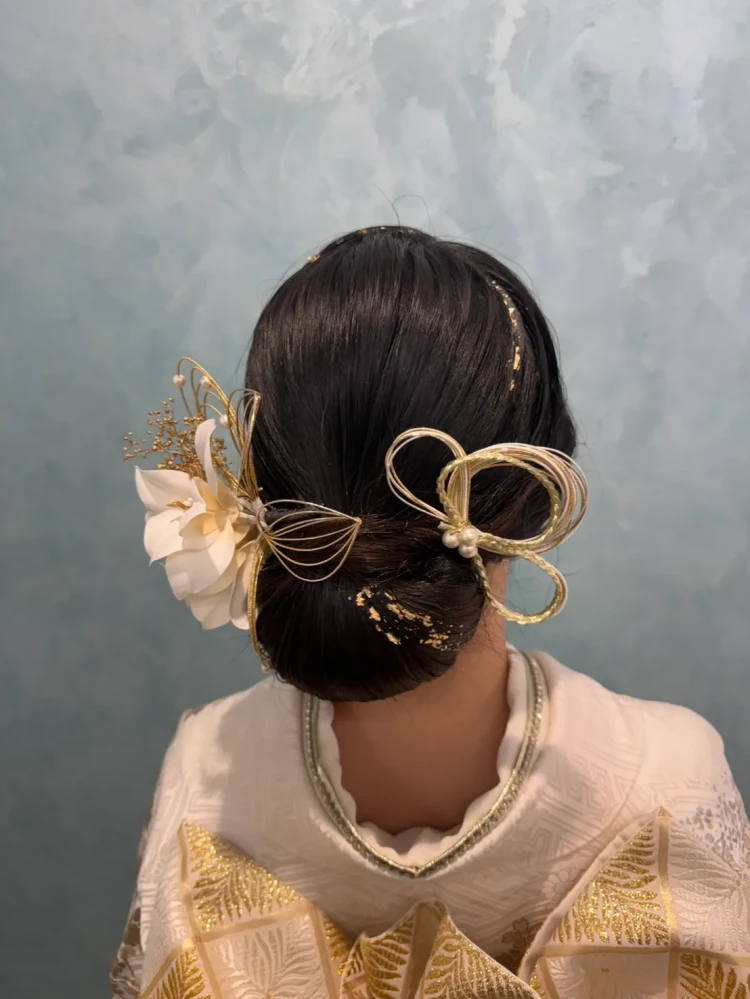 TAKAZEN　タカゼン　髪飾り　薔薇　リボン