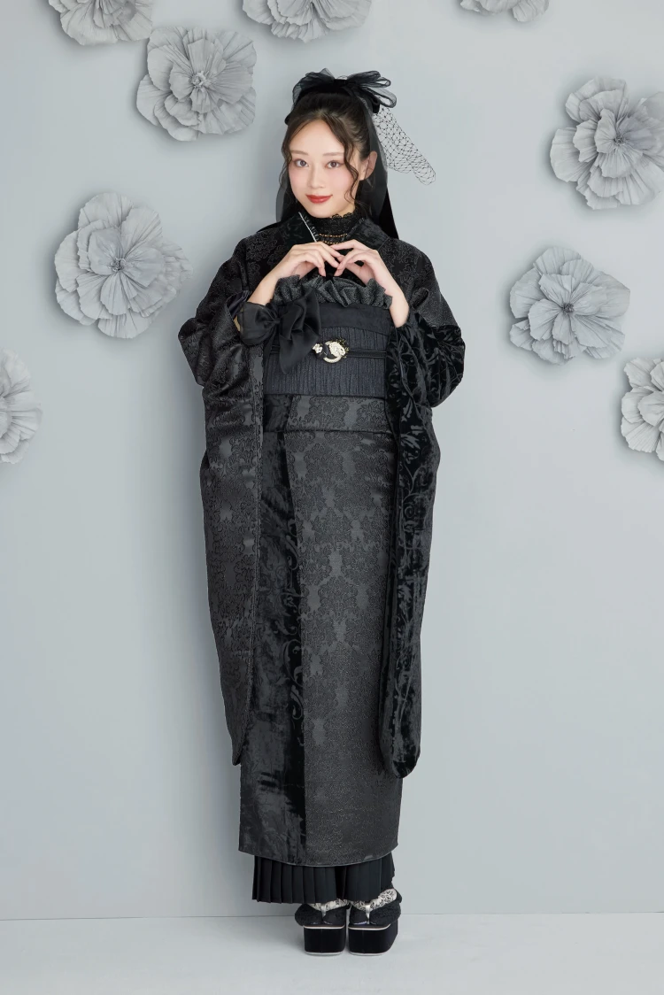 成人式振袖レンタル　くすみカラー　かわいい　淡い色