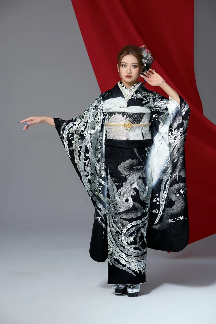 成人式振袖レンタル ジャパンモード 渋い いかつい 鳳凰