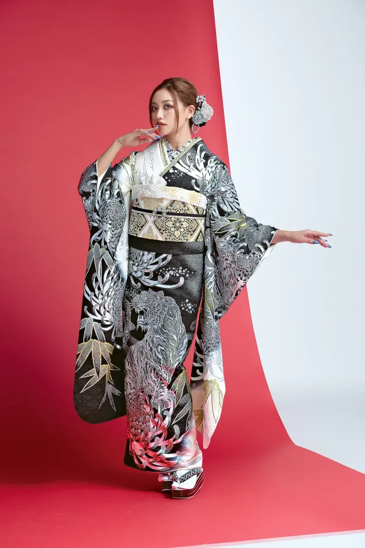 成人式振袖レンタル ジャパンモード 渋い いかつい トラ