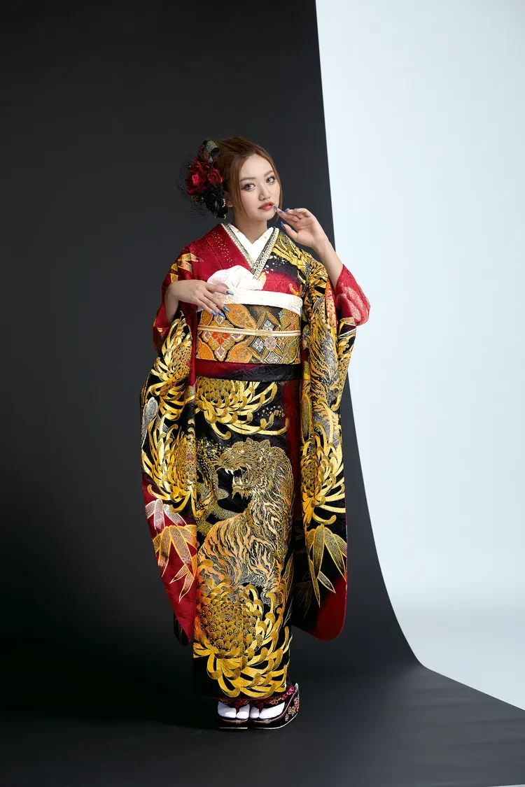 成人式振袖レンタル ジャパンモード 渋い いかつい トラ