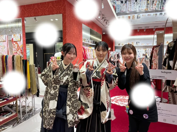 成人式　前撮り　梅田　古典柄