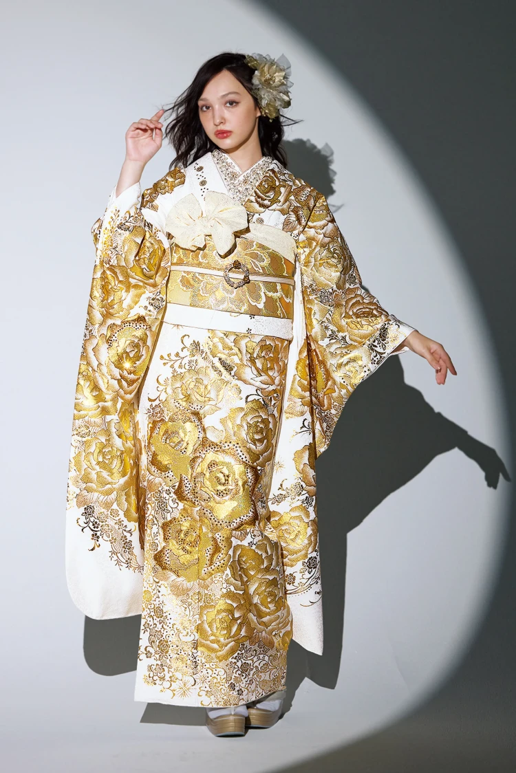 成人式振袖レンタル MODE キラキラ 派手 目立つ ギャル 白金