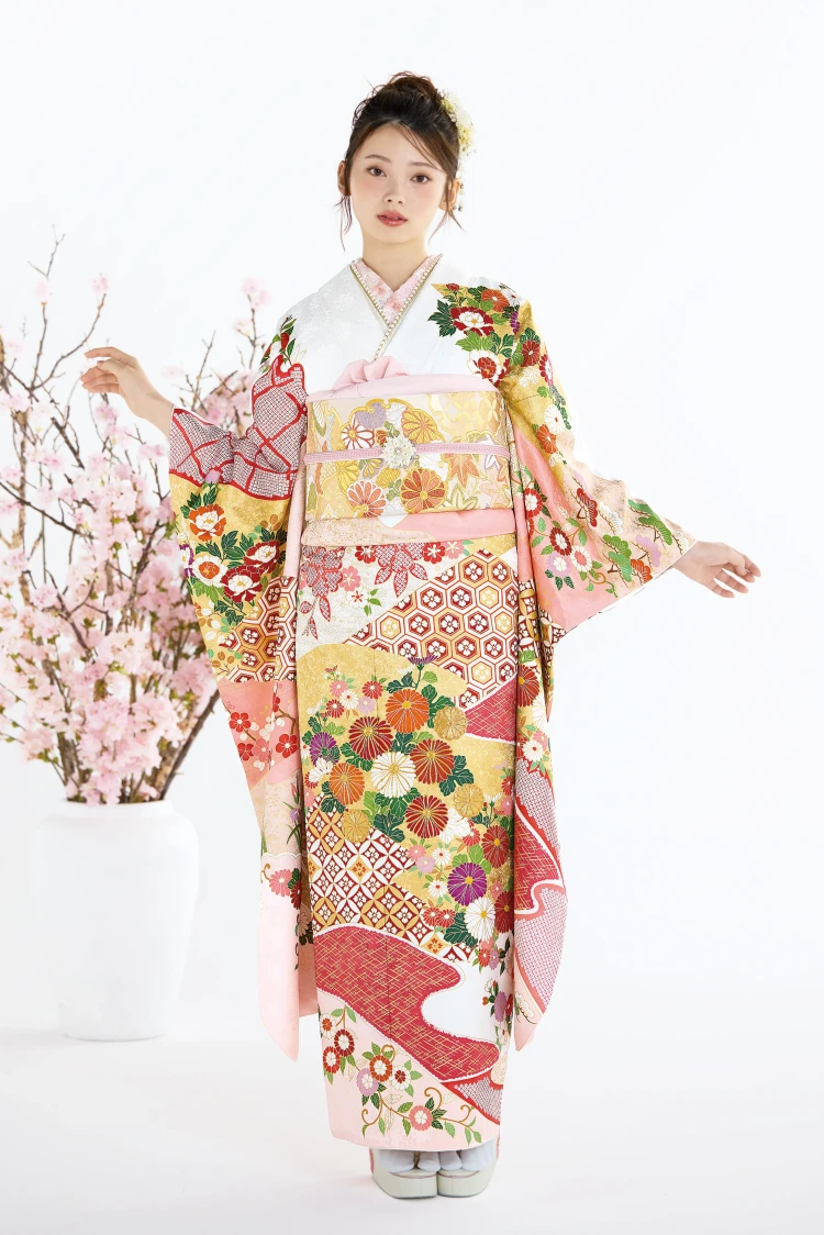 成人式振袖レンタル 吉澤織物 高級古典 ピンク