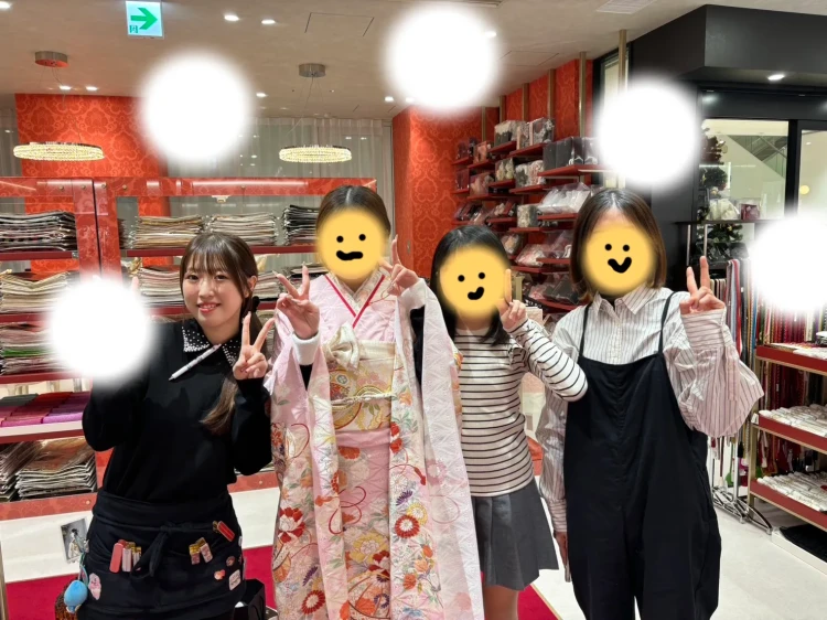 成人式　振袖レンタル　大阪　正統派古典　ピンク　かわいい