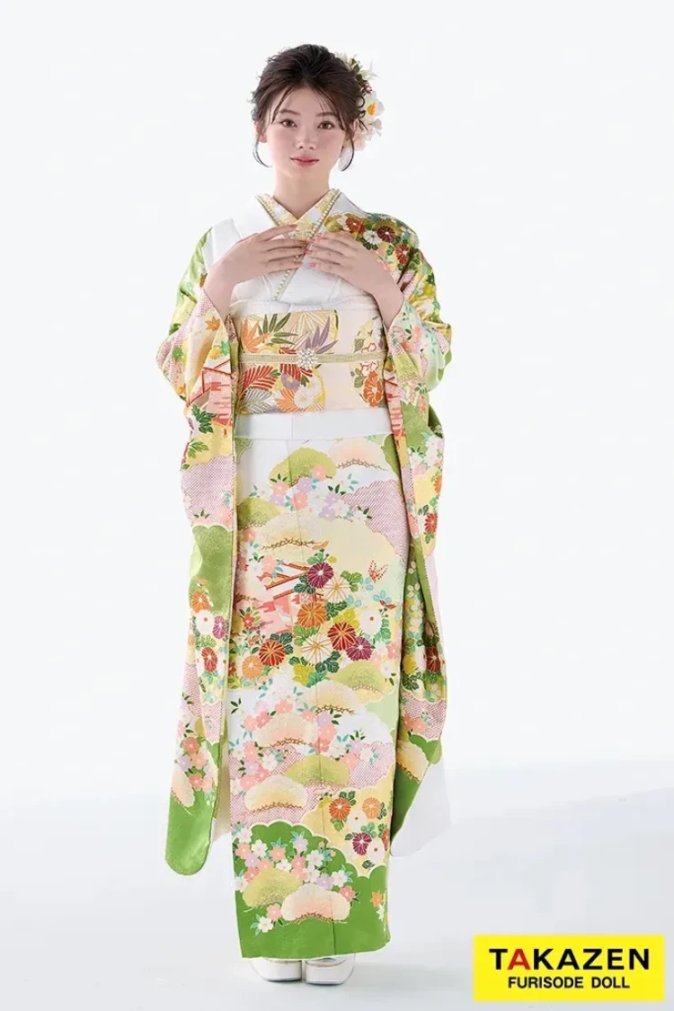 成人式　前撮り　振袖レンタル　古典　プレミアム古典　高級　手描き友禅