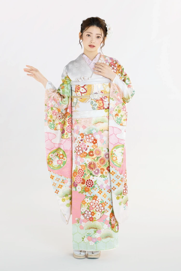 成人式振袖レンタル 吉澤織物 高級古典 ピンク