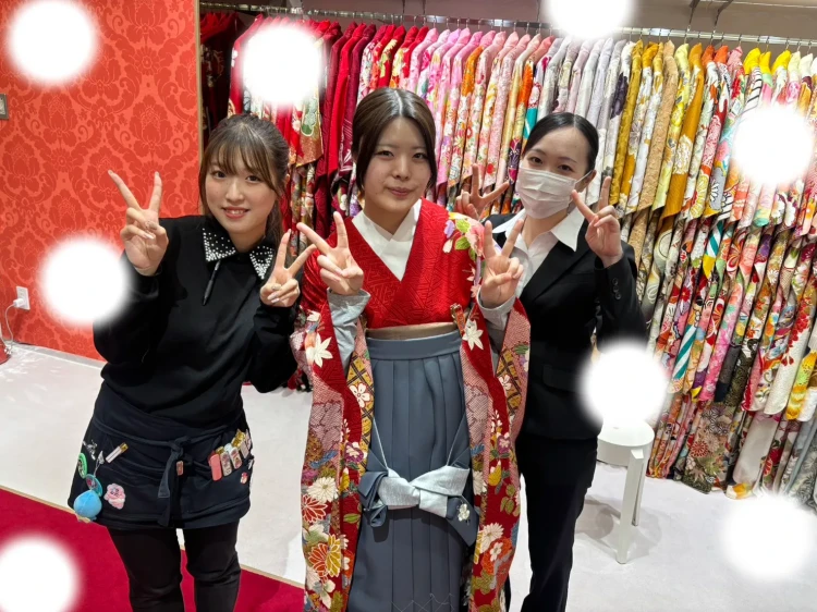 卒業式　袴　梅田