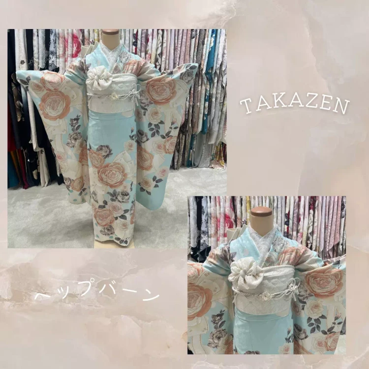 TAKAZEN神戸旧居留地店　カワイイ　イマドキ　振袖レンタル　