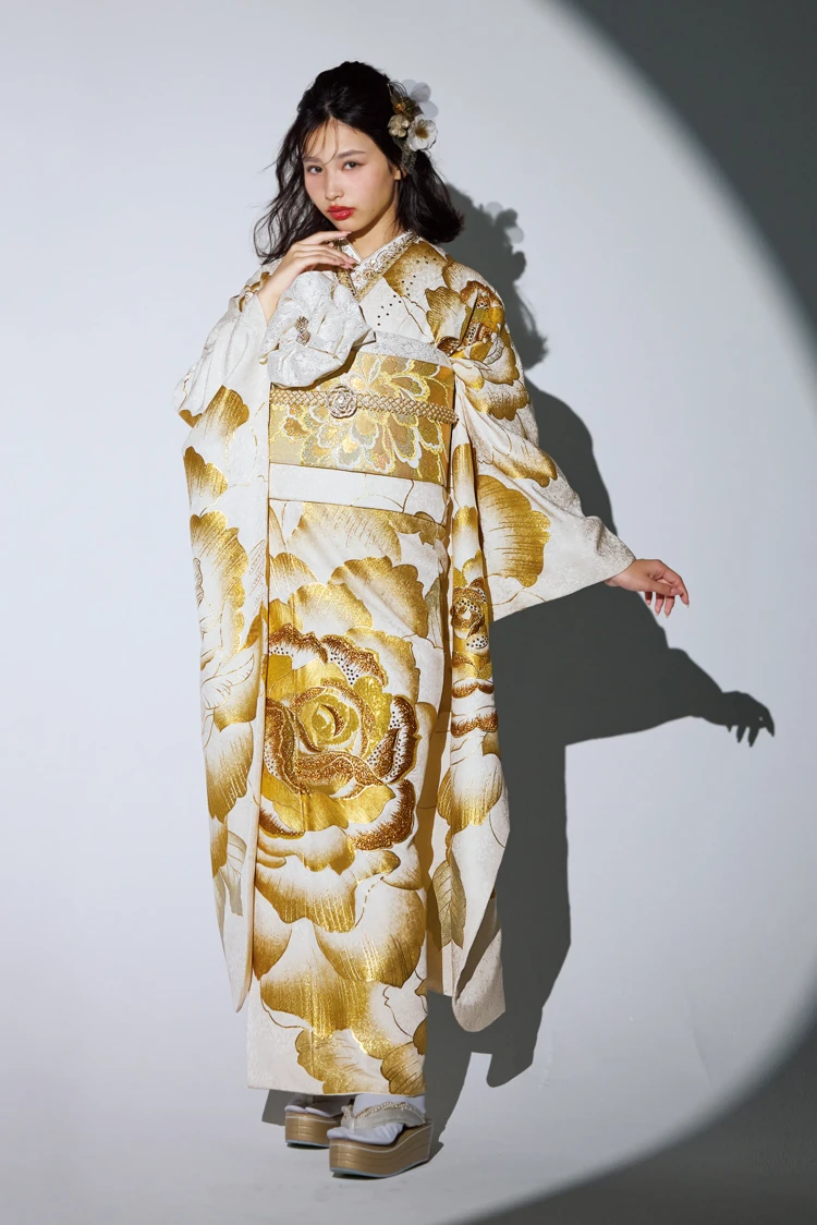 成人式振袖レンタル MODE キラキラ 派手 目立つ ギャル 白金