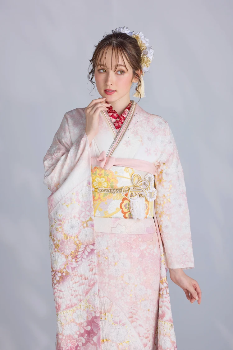 成人式振袖レンタル 関芳 高級古典 ピンク
