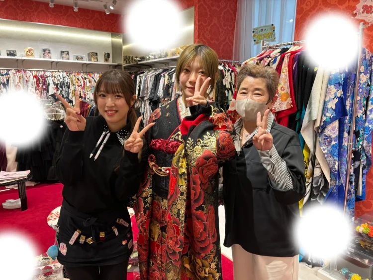 成人式　前撮り　梅田　振袖レンタル　袴レンタル　家族写真　前撮り撮影会