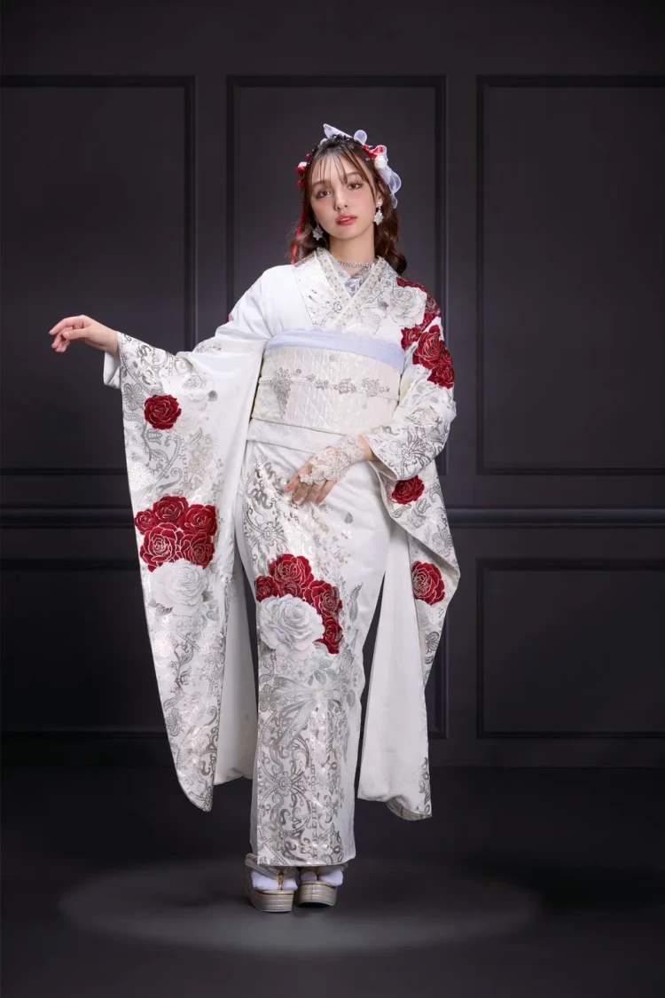 成人式　振袖　梅田　キラキラ