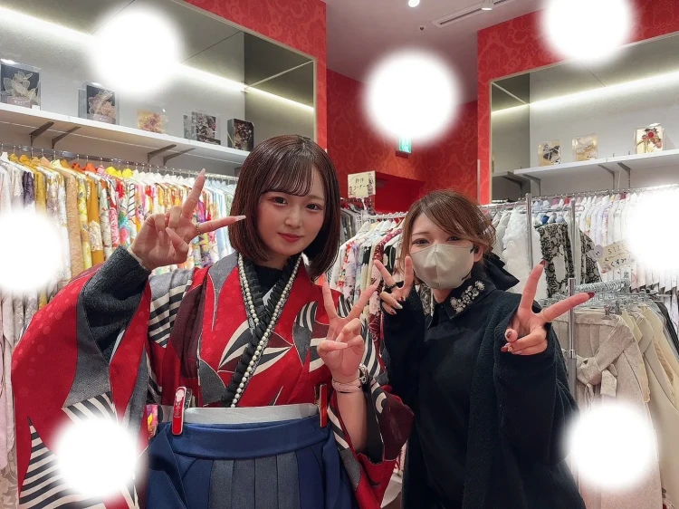 成人式　卒業式　 袴レンタル　赤　黒　前撮り