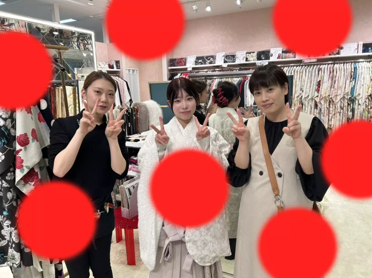 TAKAZEN神戸店　前撮り撮影会　イマドキ　カワイイ　コディネート　振袖　レンタル　袴　　ピンク　フワフワ