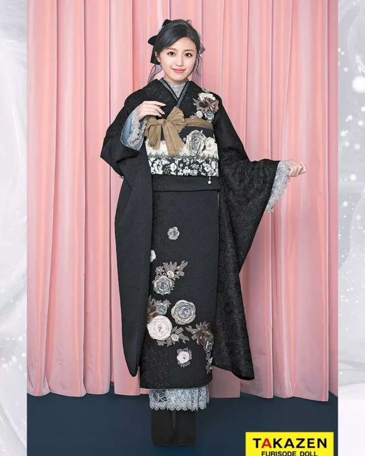 TAKAZEN神戸旧居留地店　カワイイ　イマドキ　成人式　振袖レンタル　ガーリーな振袖