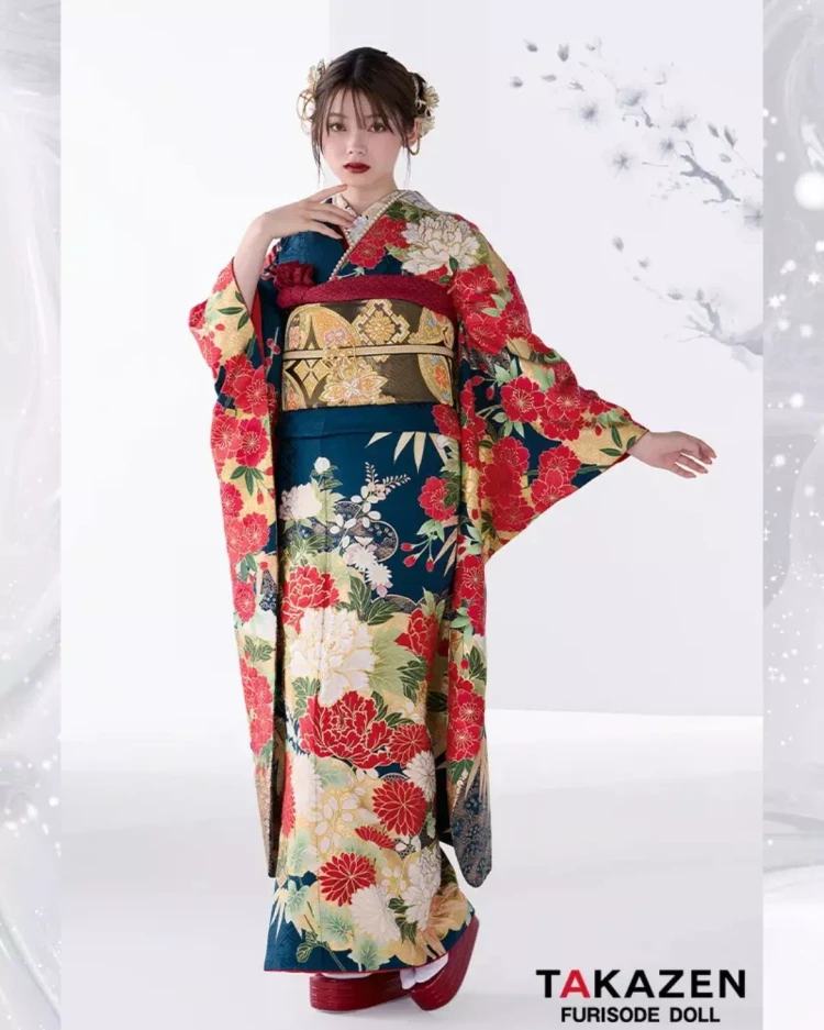 TAKAZEN神戸旧居留地店　成人式　振袖レンタル　カワイイ　カッコイイ　粋古典　カッコイイ古典振袖　イマドキ