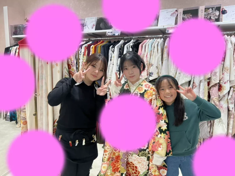 TAKAZEN神戸旧居留地店　成人式　振袖レンタル　カワイイ　イマドキ　古典　緑振袖