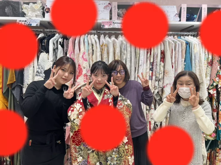 TAKAZEN神戸店　前撮り撮影会　イマドキ　カワイイ　コディネート　振袖　レンタル　袴　 古典
