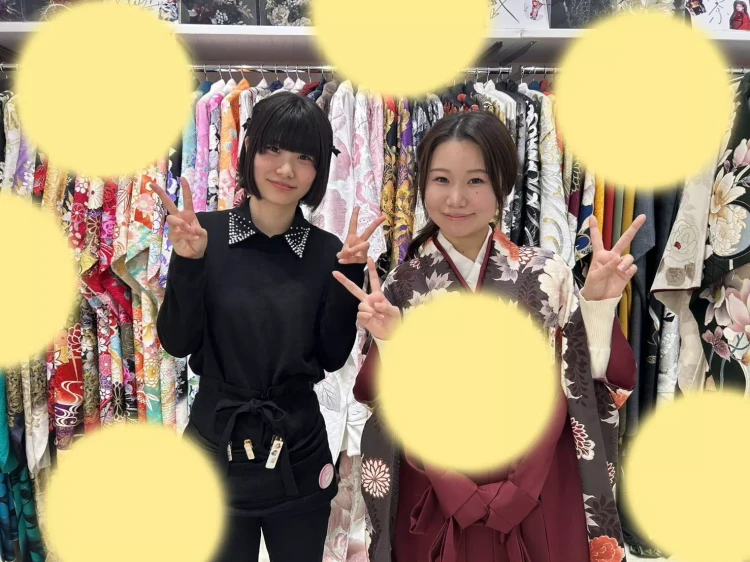TAKAZEN神戸旧居留地店　卒業式　袴レンタル　カワイイ　イマドキ　