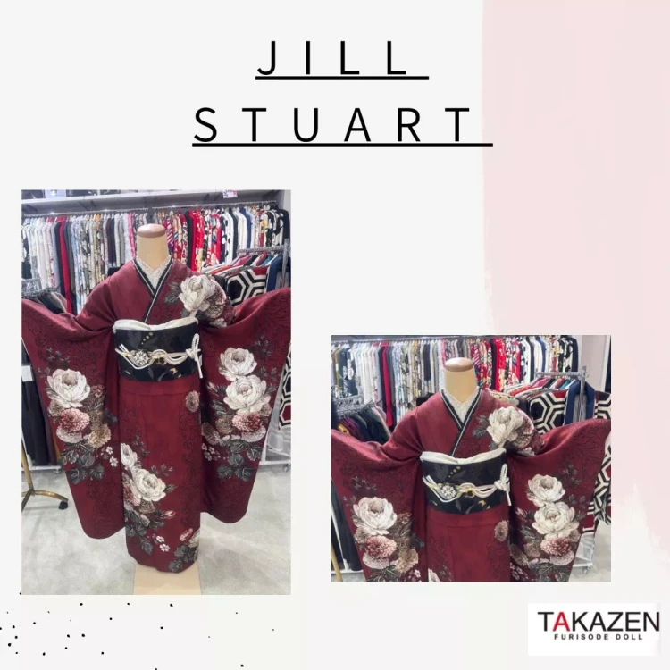 TAKAZEN神戸旧居留地店　前撮り撮影会　イマドキ　カワイイ　コディネート　振袖　レンタル　袴　ジルスチュアート　赤