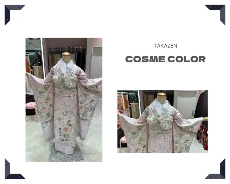 TAKAZEN神戸旧居留地店　前撮り撮影会　イマドキ　カワイイ　コディネート　振袖　レンタル　袴　キラキラ