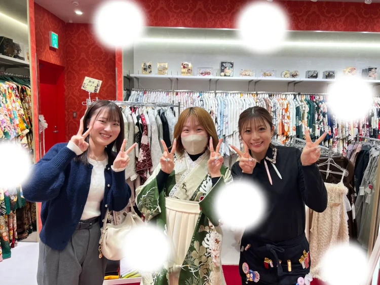 【TAKAZEN大阪梅田本店】♡28日　大阪梅田でイマドキさもあってお洒落でとってもお似合い袴姫ちゃん♡