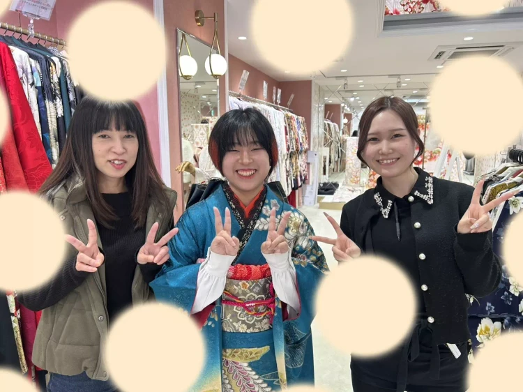 TAKAZEN姫路店　姫路市　卒業式　袴　姫路振袖　タカゼン振袖　持ち込み振袖　ママ振袖　