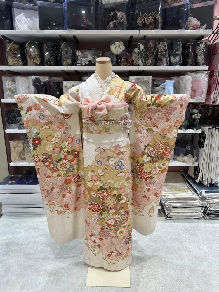 TAKAZEN姫路店　姫路市　成人式　卒業式　袴　振袖　イマドキ振袖　正統派古典　ピンク振袖　