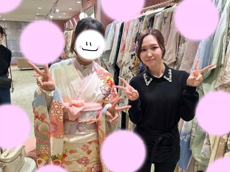 TAKAZEN姫路店　姫路市　成人式　卒業式　袴　振袖　イマドキ振袖　水色振袖　正統派古典振袖