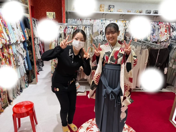 成人式　卒業式　TAKAZEN 袴レンタル　古典　赤