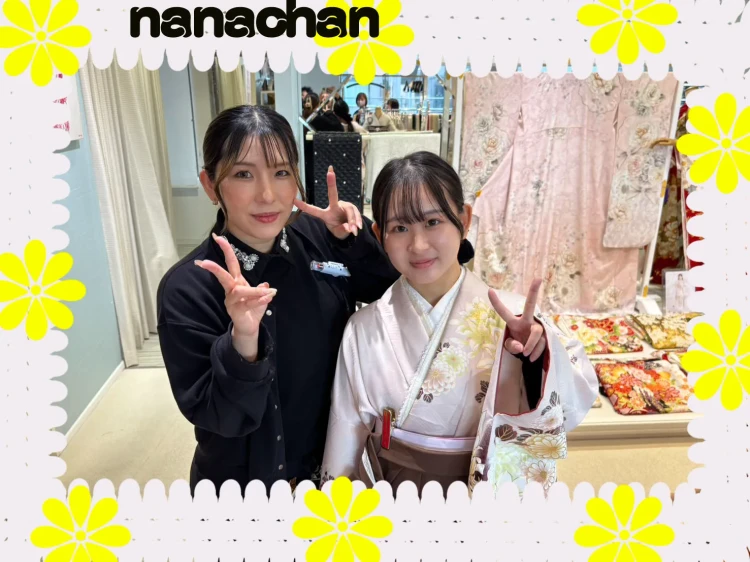 袴　卒業式　コーデ　オシャレ　くすみカラー