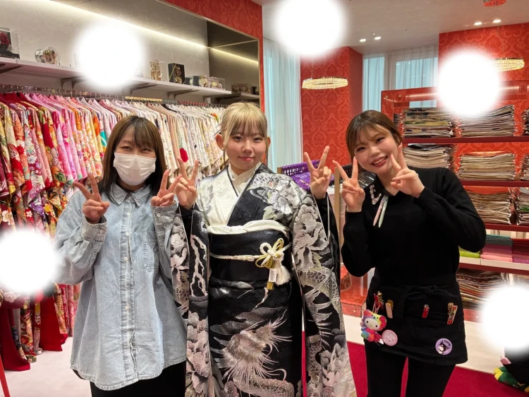 成人式　振袖　レンタル　ジャパンモード　龍　キラキラ