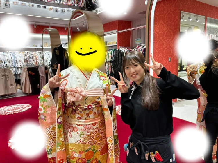 成人式　前撮り　梅田　袴　くすみカラー　かわいい　イマドキ　淡色　古典　タカゼン　人気