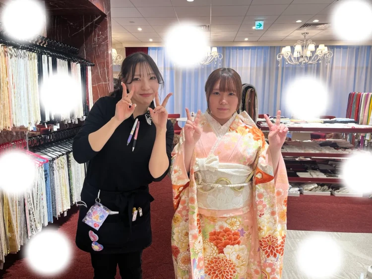 振袖レンタル　東京　表参道　古典　かわいい　おしゃれ　ピンク