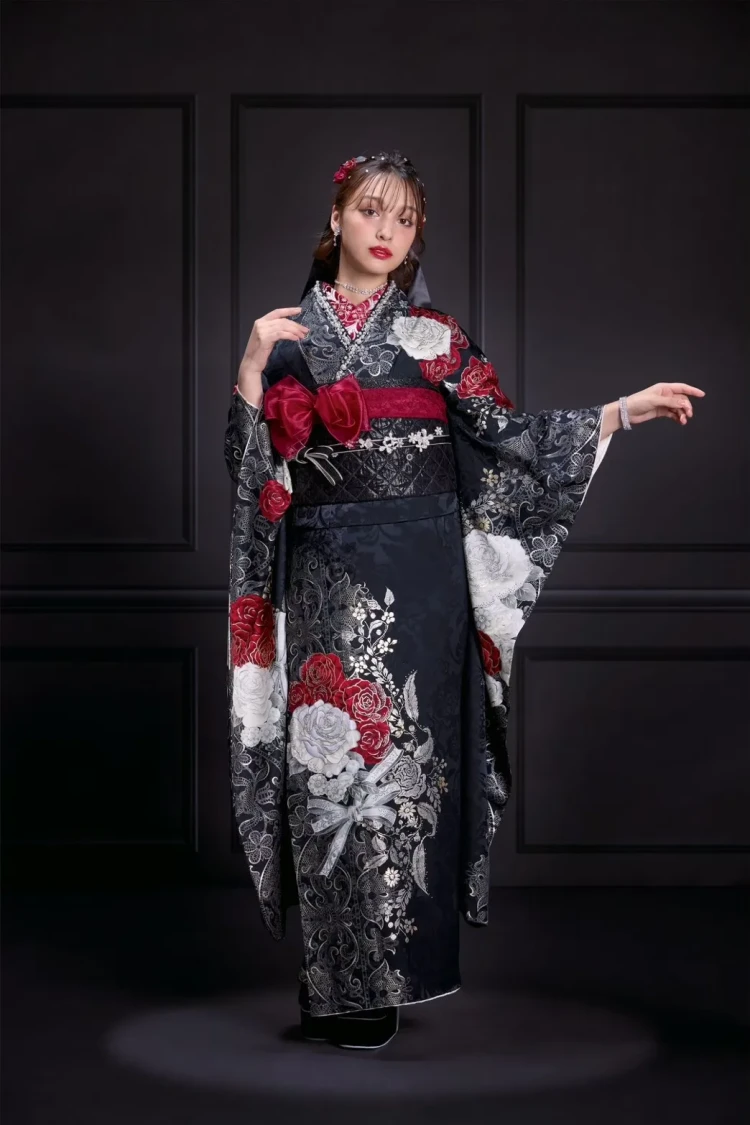 成人式　振袖　梅田　キラキラ