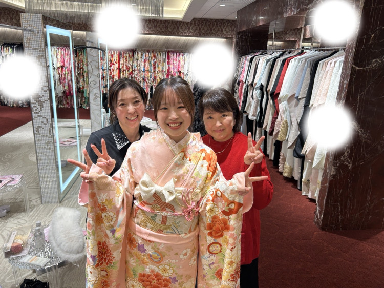 東京　表参道　成人式　振袖　振袖レンタル　大人っぽい　古典柄　ピンク