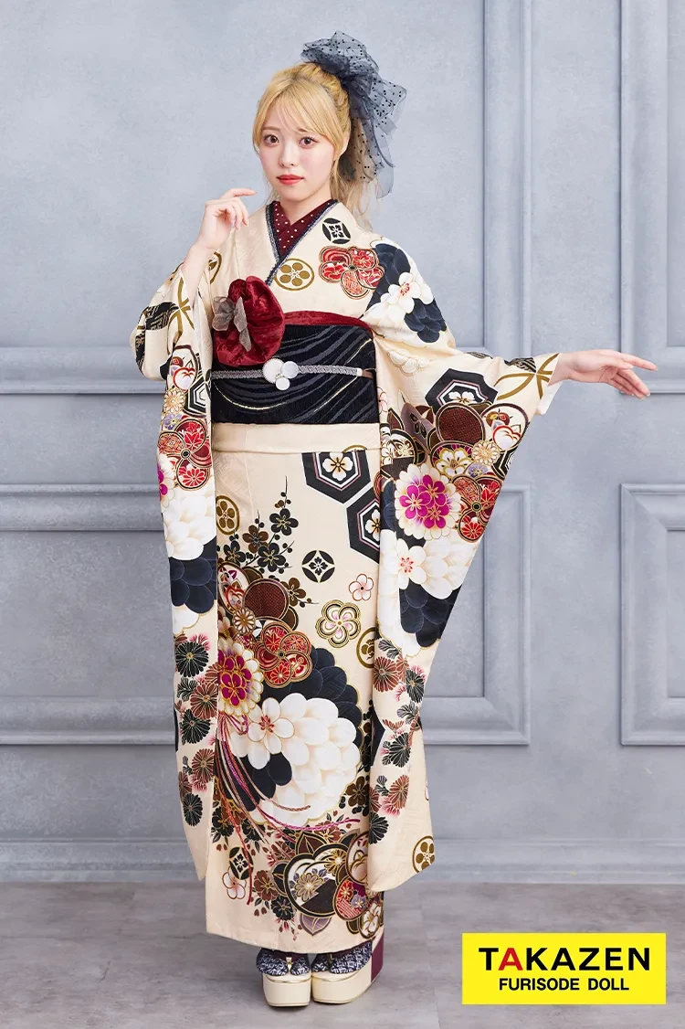 成人式振袖レンタル　安カワ振袖　玉城ティナ×紅一点　安い